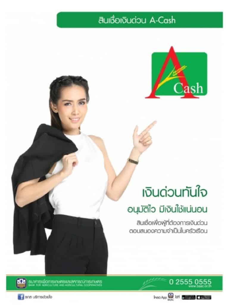 สินเชื่อธกส A-Cash 1